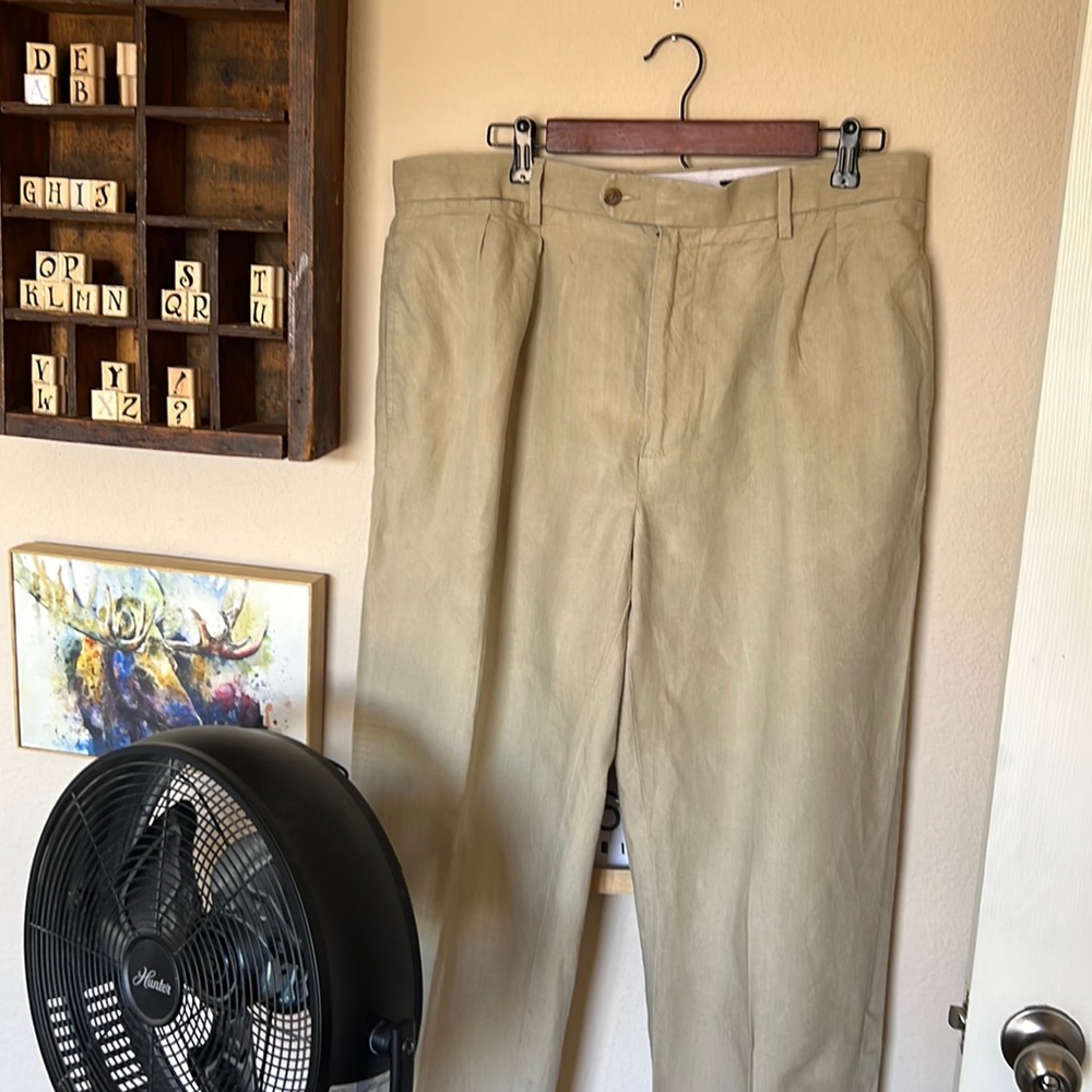 Daniel Cremieux Classics Linen slacks 36 x 29